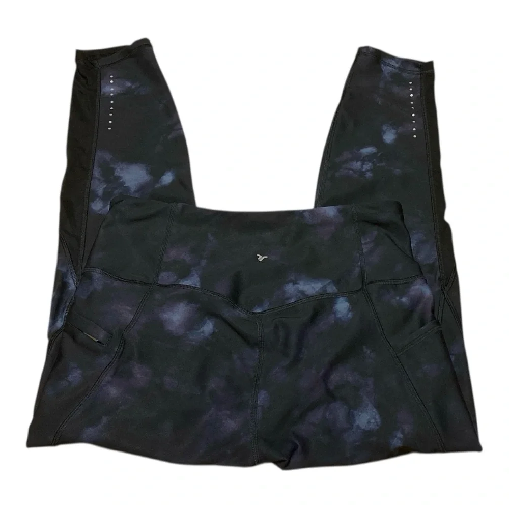 Old Navy Women’s High-Waisted PowerSoft Side-Pocket 7/8 Run Leggings Size L Gym - Picture 13 of 15